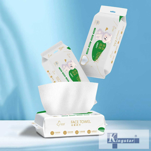 Gezichtsreinigingsdoekjes, 80 stuks, pareltextuur, 200x200 mm