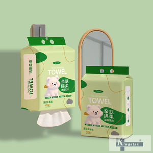 Familiegrootte, gezichtsreinigingsdoekjes, 200 stuks, 200x200 mm